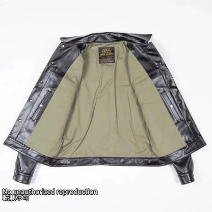 ホースハイド トラッカージャケット