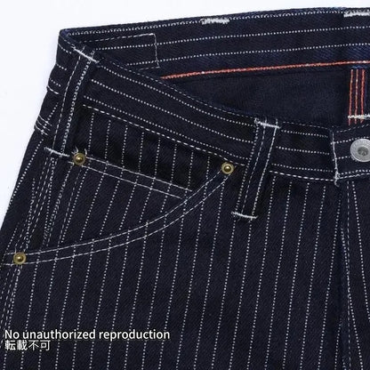 21ozウォバッシュ ロガージーンズ／インディゴ