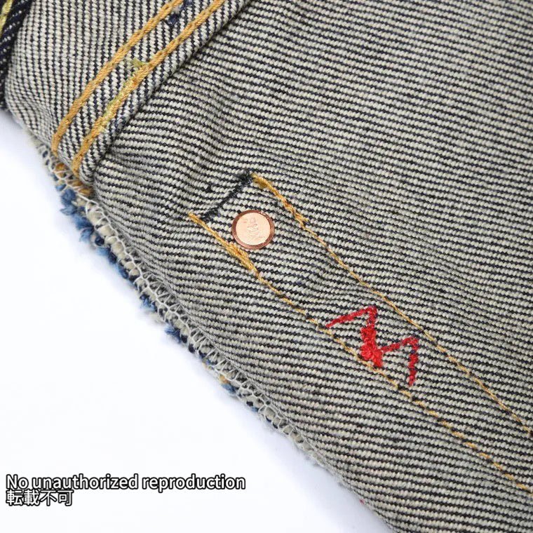 21ozセルビッチデニム スニーカーカット／インディゴ – IRON HEART