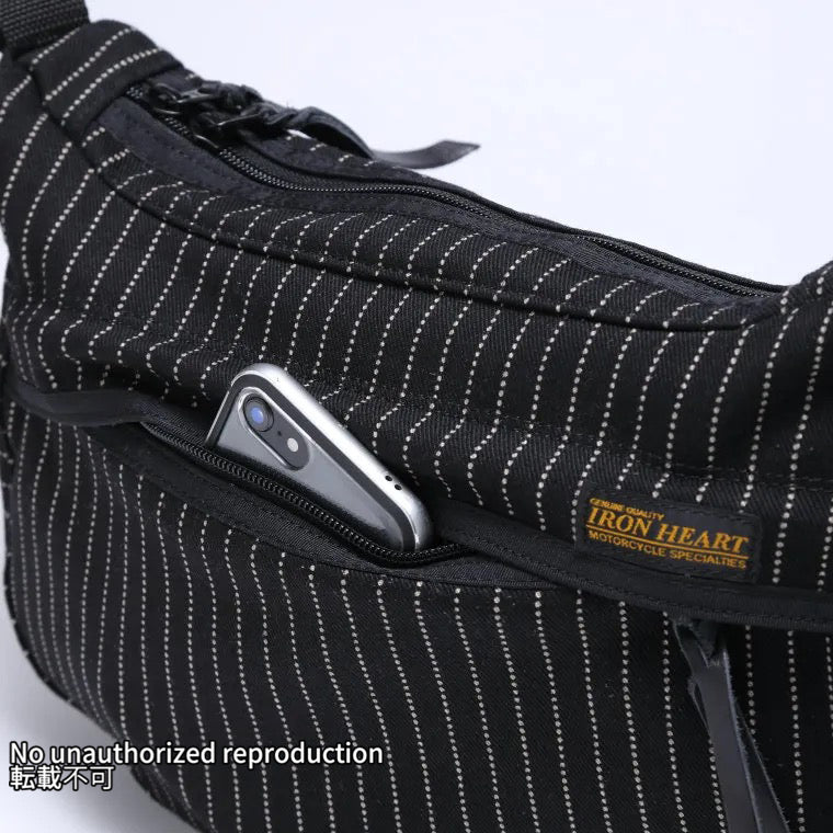 12ozウォバッシュ ミニショルダーバッグ／ブラック