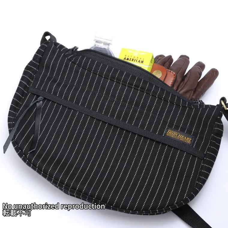 12ozウォバッシュ ミニショルダーバッグ／ブラック