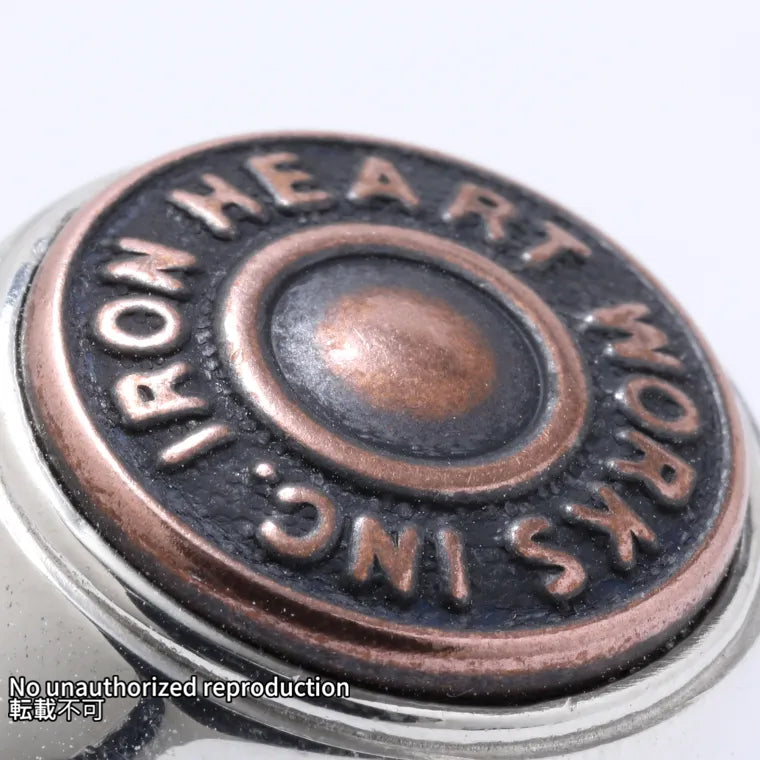 PXボタンシルバーリング – IRON HEART