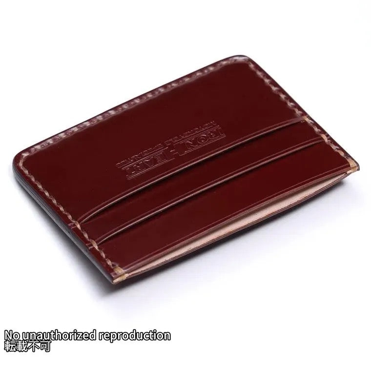 コードバン カードケース／バーガンディ