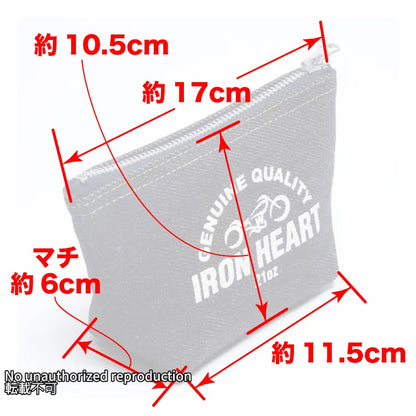 21ozセルビッチデニムポーチ／インディゴ