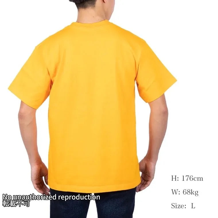 7.5oz半袖Tシャツ ポケットTシャツ：マスタード – IRON HEART