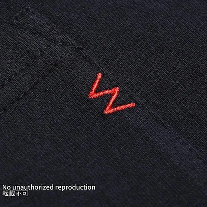 7.5oz半袖Tシャツ ポケットTシャツ：ブラック