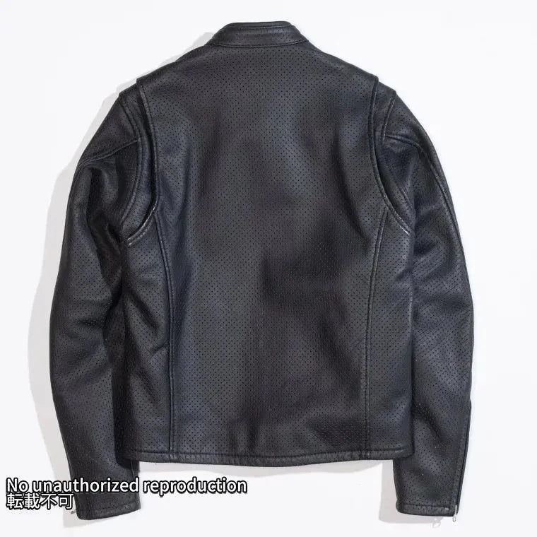 IRON HEART x KADOYA HEAD FACTORY パンチングレザージャケット