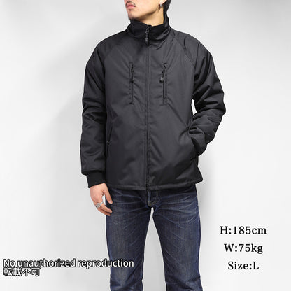 アクリルボア裏地コーデュラウィンドブレーカー／ブラック