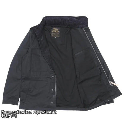 オイルドコットンM-65タイプジャケット/ブラック – IRON HEART オイルドコットンM-65タイプジャケット/ブラック – IRON HEART