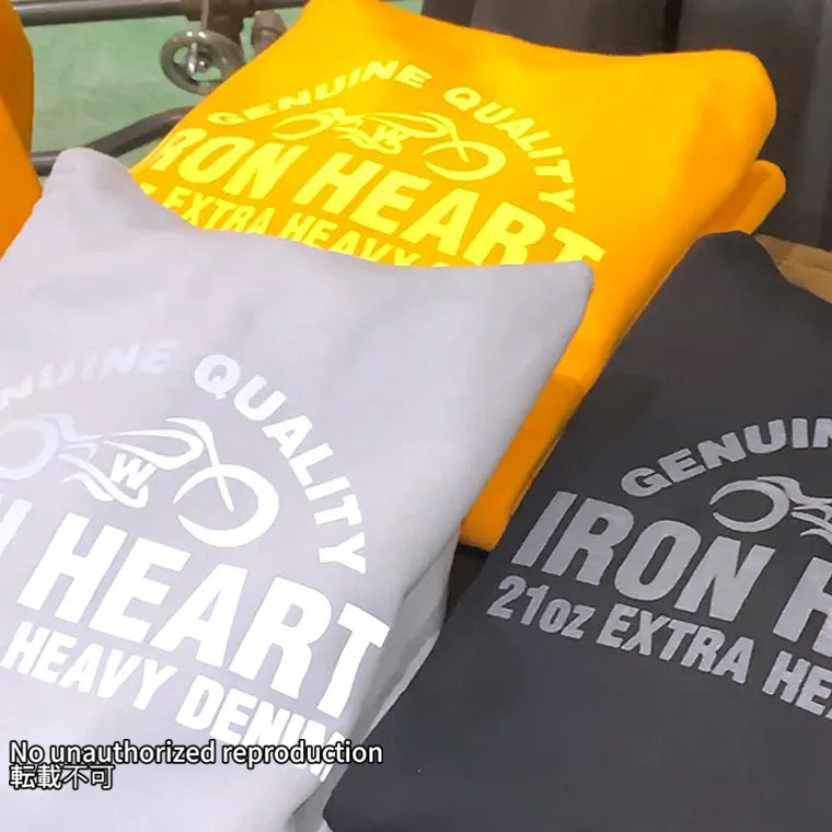 リフレクタープリントウルトラヘビーパーカー／マスタード