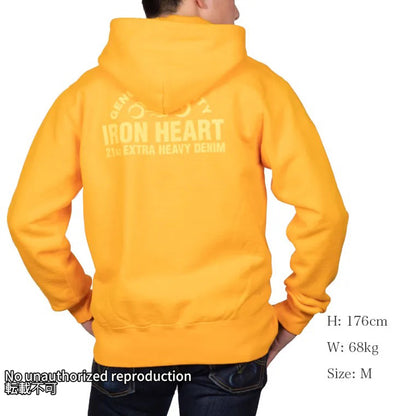 リフレクタープリントウルトラヘビーパーカー／マスタード