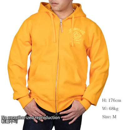 リフレクタープリントウルトラヘビーパーカー／マスタード