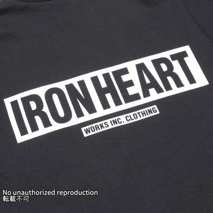 ヘビージップアップパーカー（IRONHEARTロゴ）／ブラック