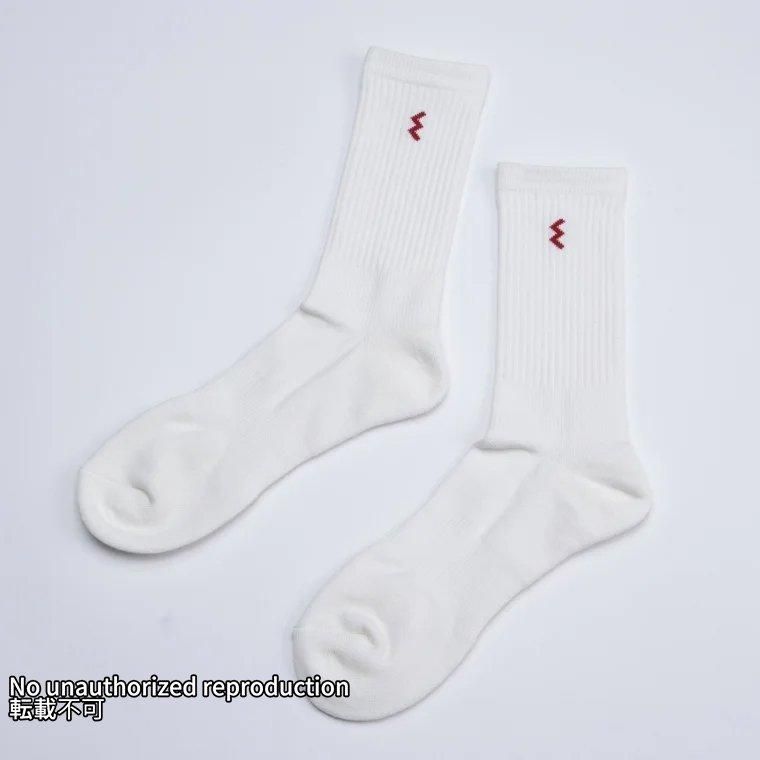 ワークブーツタイプソックス／ホワイト