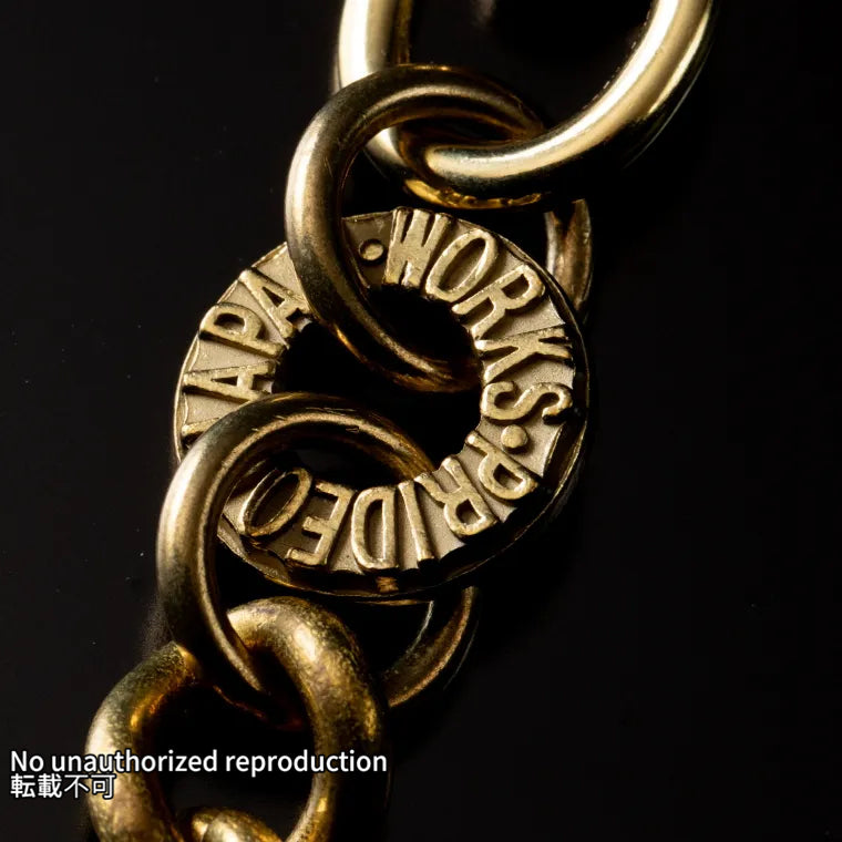 チェーンタイプ真鍮キーリング