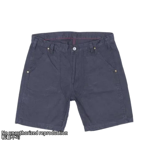 ダブルフロントダックショーツ/ブラック