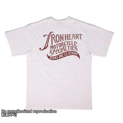 7.5ozヘビーボディプリントTシャツ(ロゴデザイン柄)／ホワイト