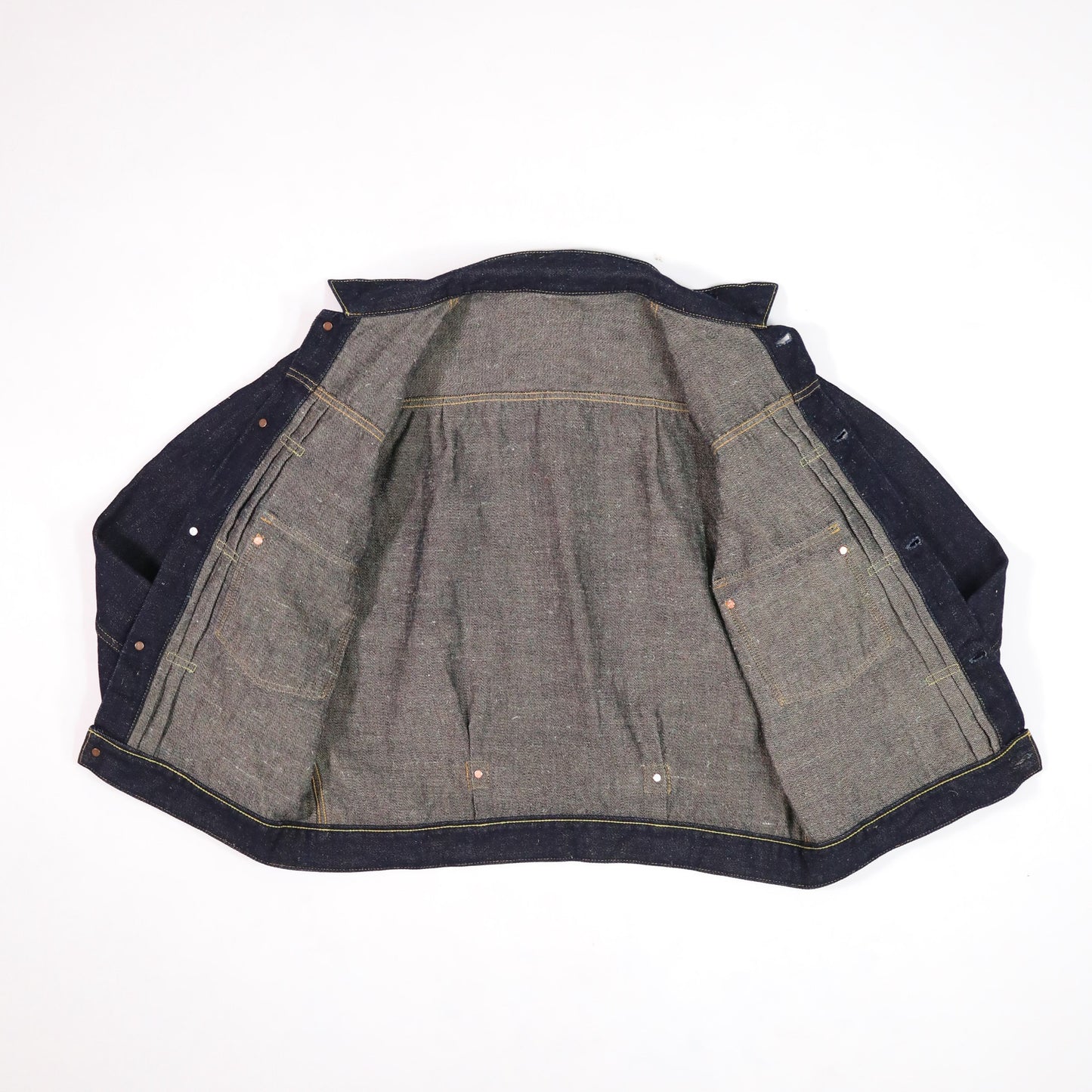 【IHJ-163】14ozリネンデニム2ndタイプジャケット／インディゴ