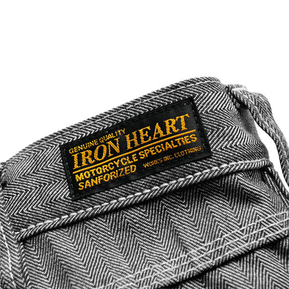 【830】ヘリンボーンペインターパンツ／ブラック