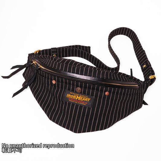 12ozウォバッシュ ウエストバッグ／ブラック