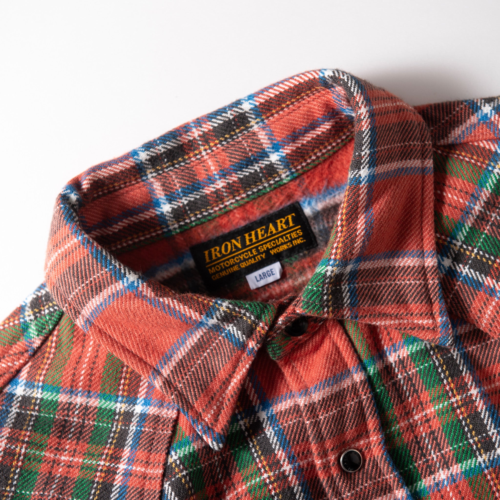 Iron Heart アイアンハート チェックシャツ 半袖 xs Iron Heart アイアンハート チェックシャツ 半袖 xs