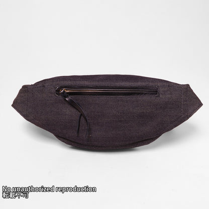 21ozデニムウエストバッグ／インディゴ