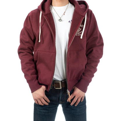 ヘビースウェットパーカー／バーガンディ