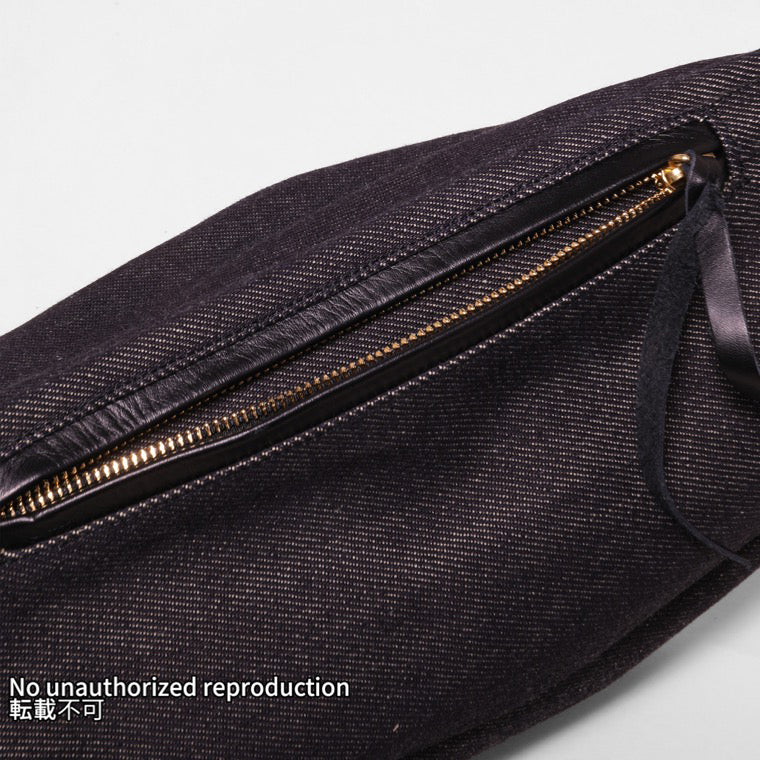 21ozデニムウエストバッグ／インディゴ