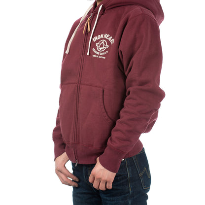 ヘビースウェットパーカー／バーガンディ