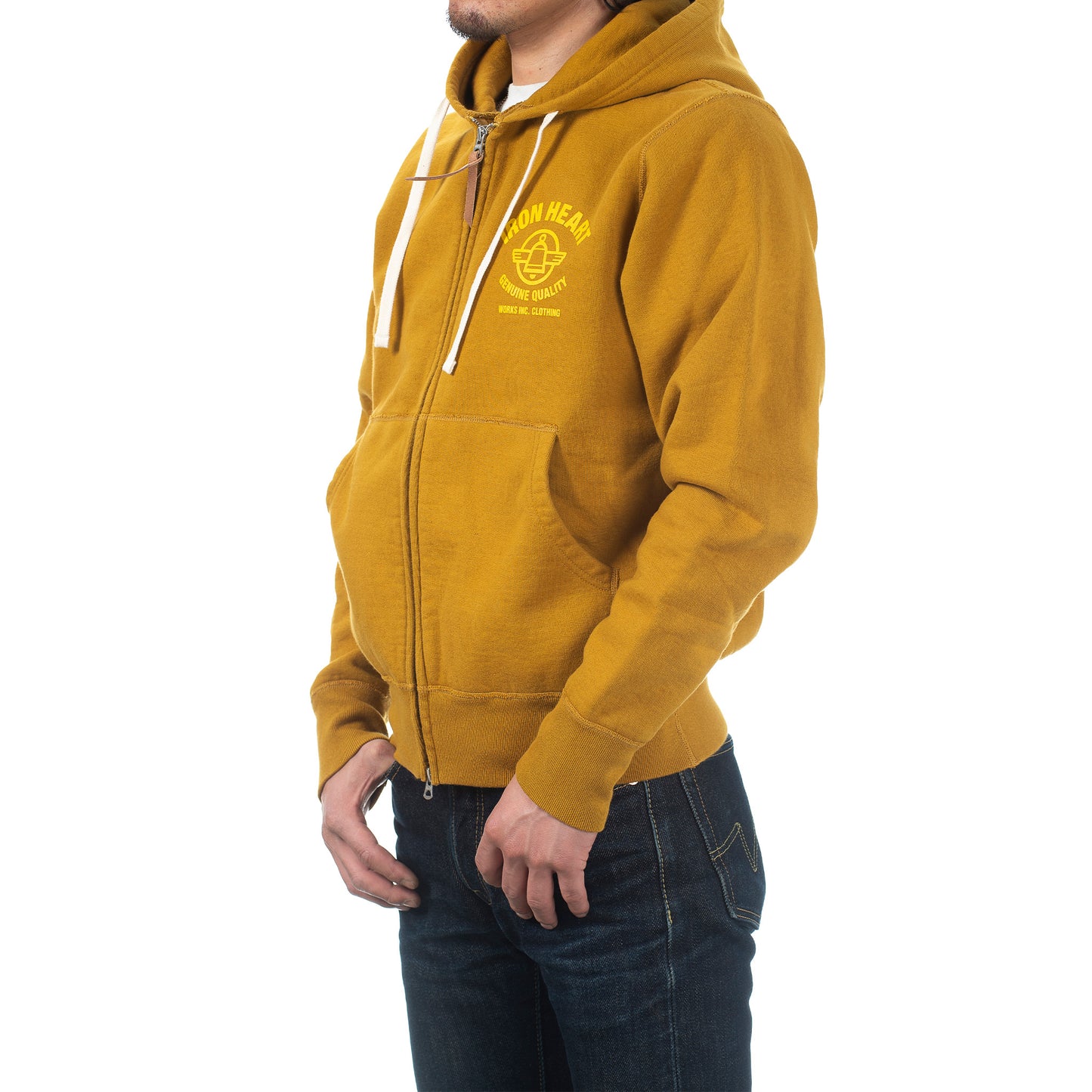 ヘビースウェットパーカー／マスタード