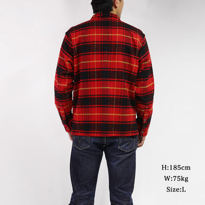 ウルトラヘビーライダースフランネルクラシックチェック／レッド