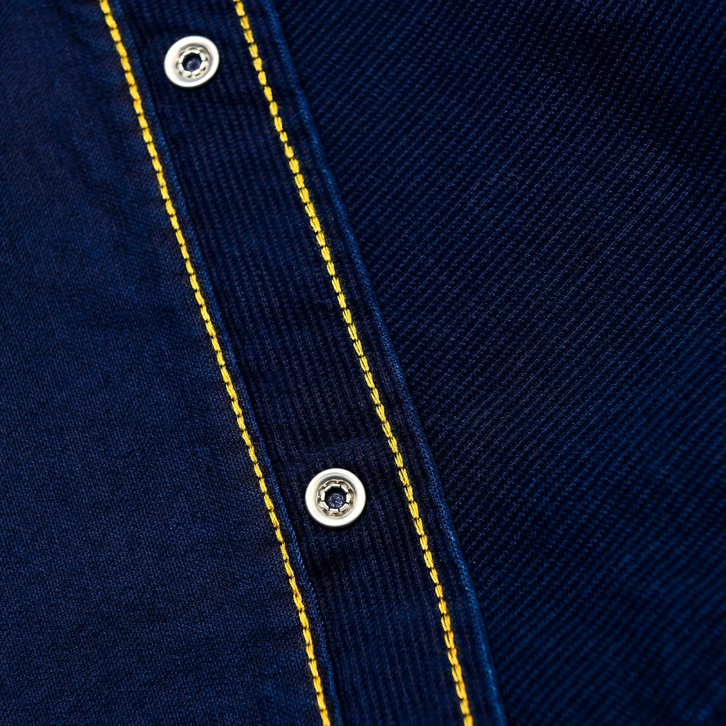 【IHSH-438】インディゴセルビッチコーデュロイウエスタンシャツ／インディゴ