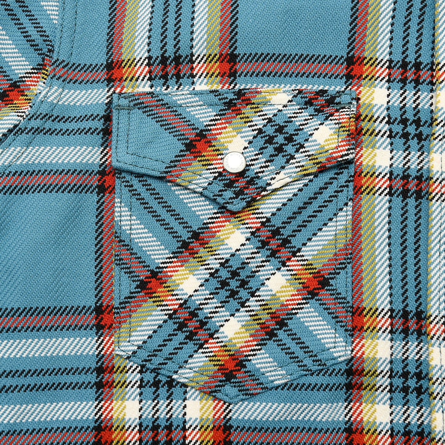 【IHSH-440】春ネルウエスタンシャツ／サックス