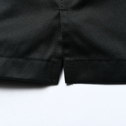 【IHSH-446】T/Cメカニック半袖シャツ／ブラック