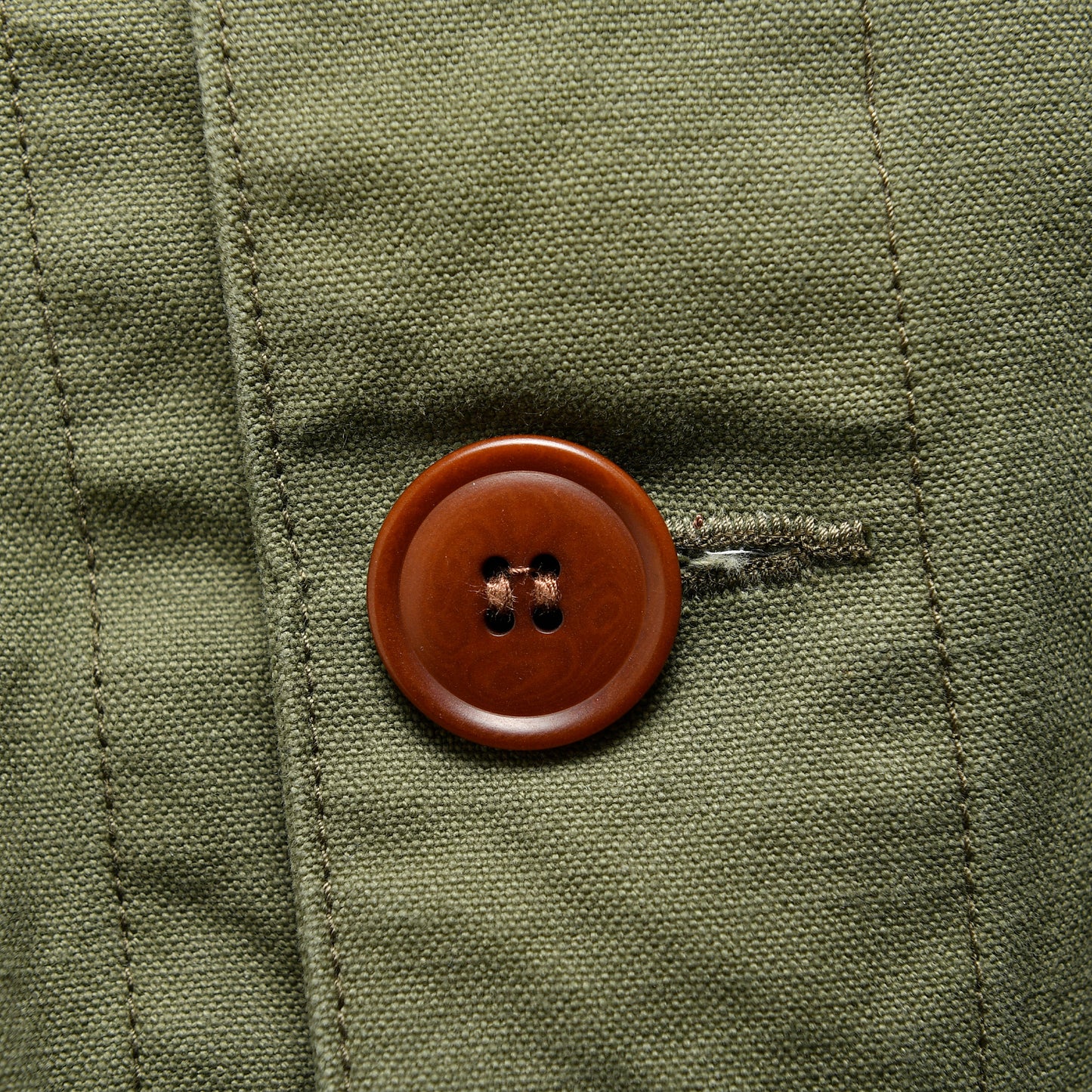 【IHV-52】ダックワークベスト／オリーブ