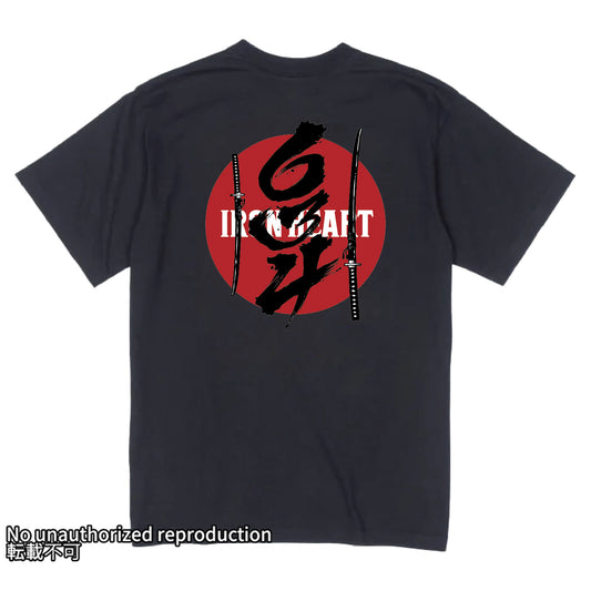 7.5ozヘビーボディプリントTシャツ(634柄)／ブラック