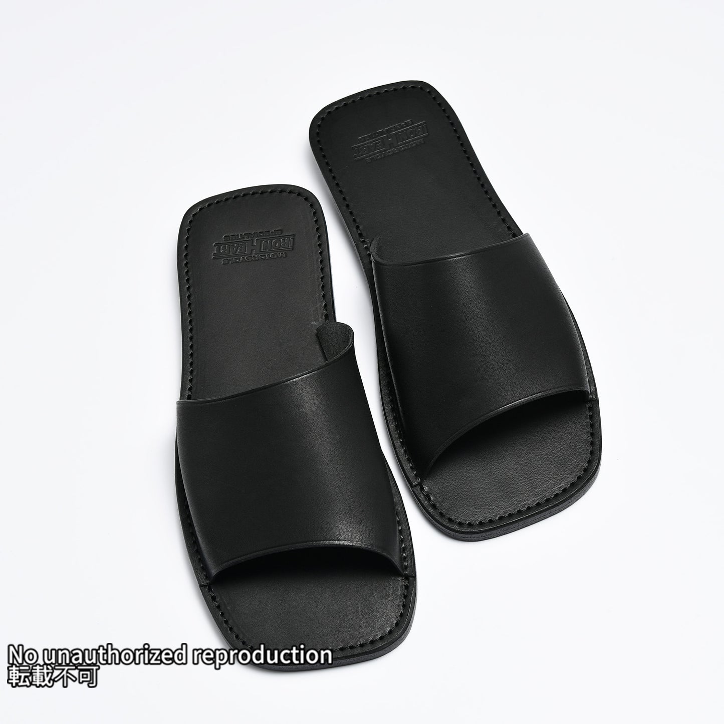 栃木レザースリッパ / ブラック