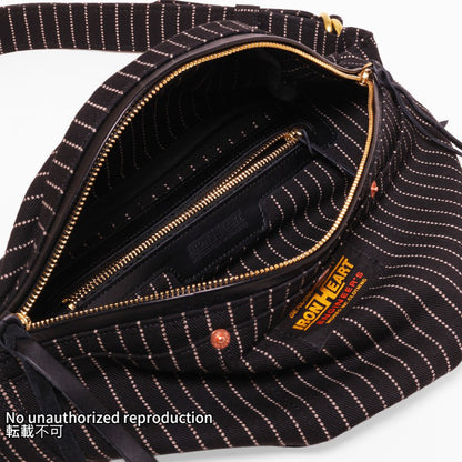 12ozウォバッシュ ウエストバッグ／ブラック