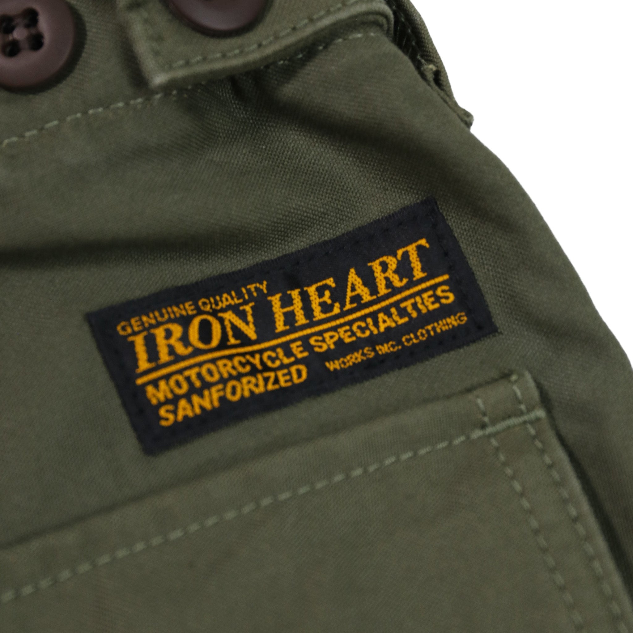 744】硫化染バックサテンベーカーパンツ／アーミーグリーン – IRON HEART