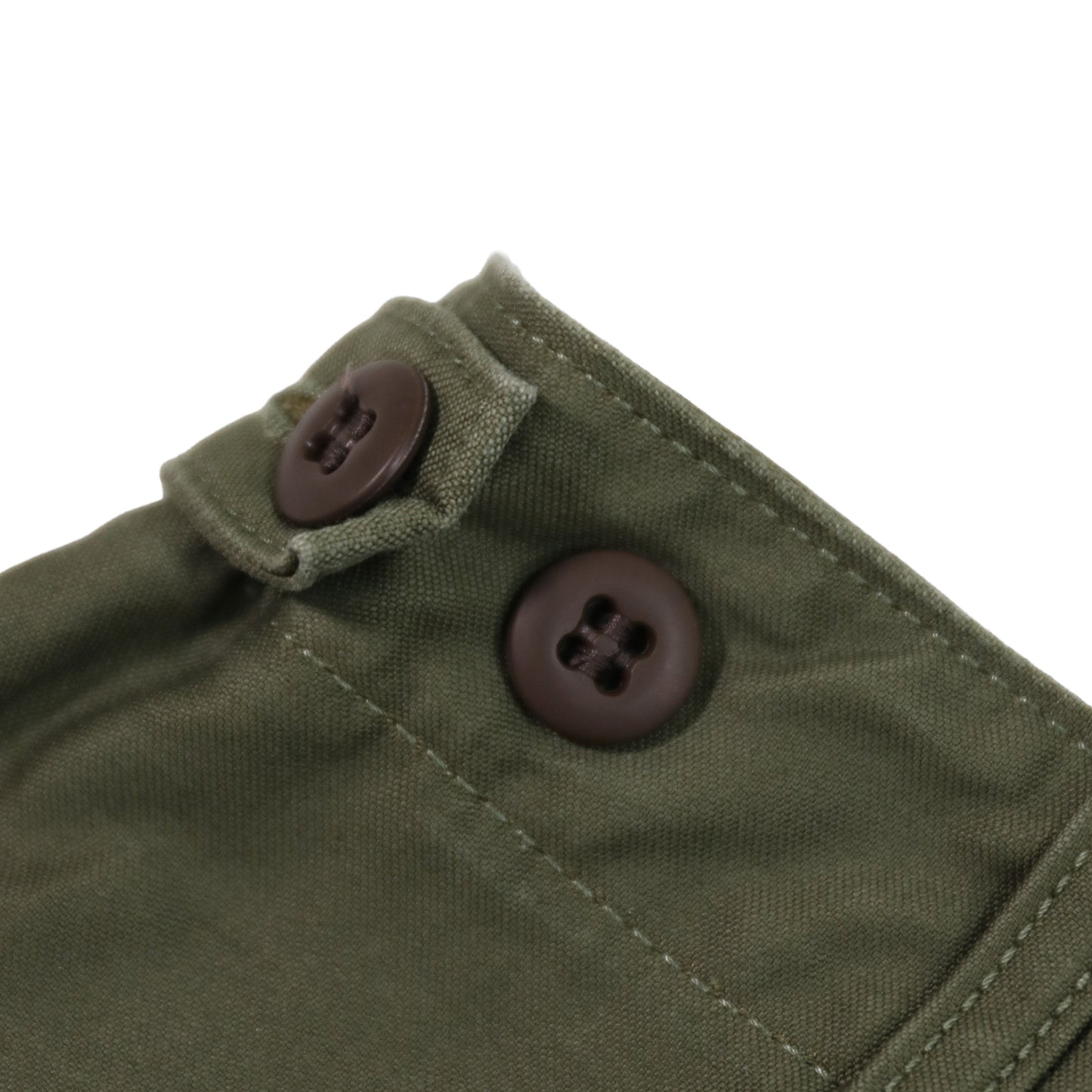 【744】硫化染バックサテンベーカーパンツ／アーミーグリーン