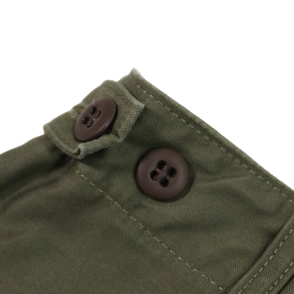 【744】硫化染バックサテンベーカーパンツ／アーミーグリーン