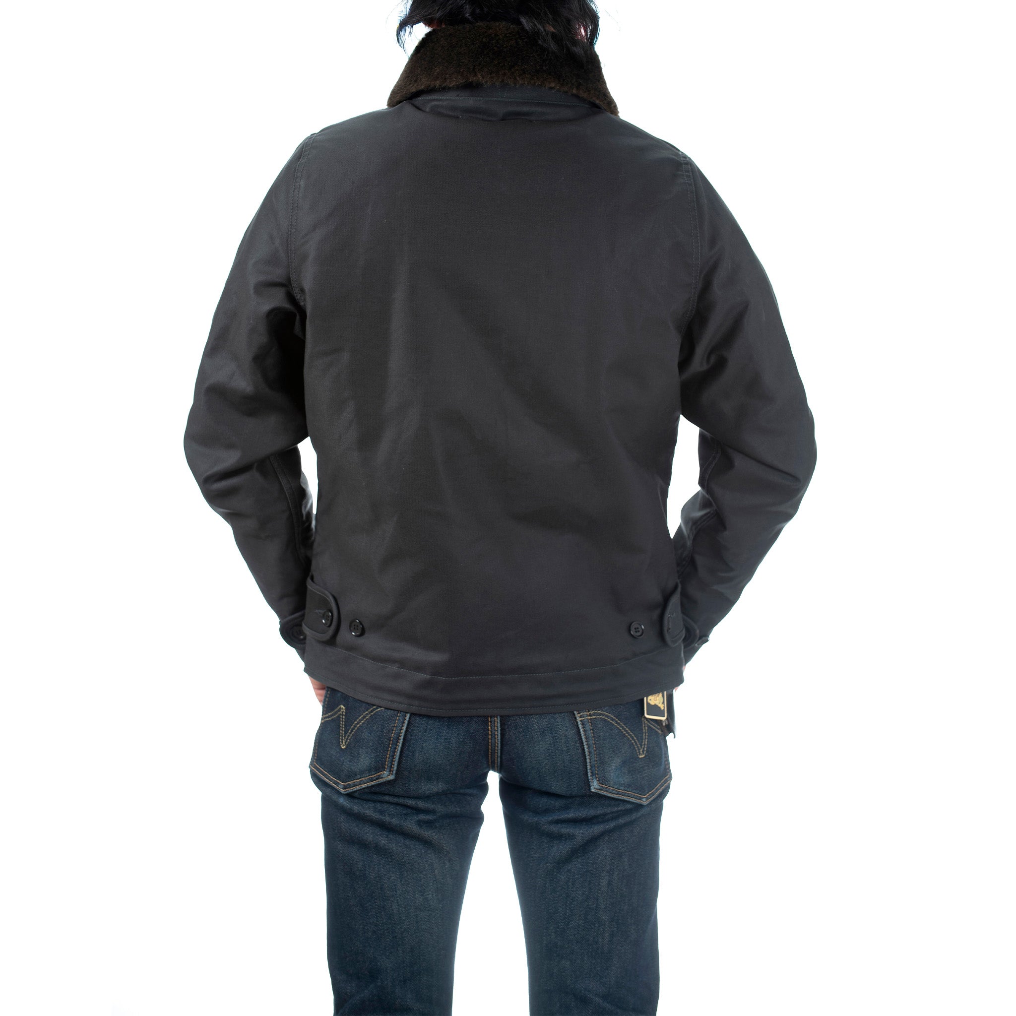 オイルドウィップコードN-1タイプデッキジャケット／ブラック – IRON HEART