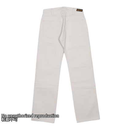 ヘビーダック ダブルニーロガージーンズ／アイボリー