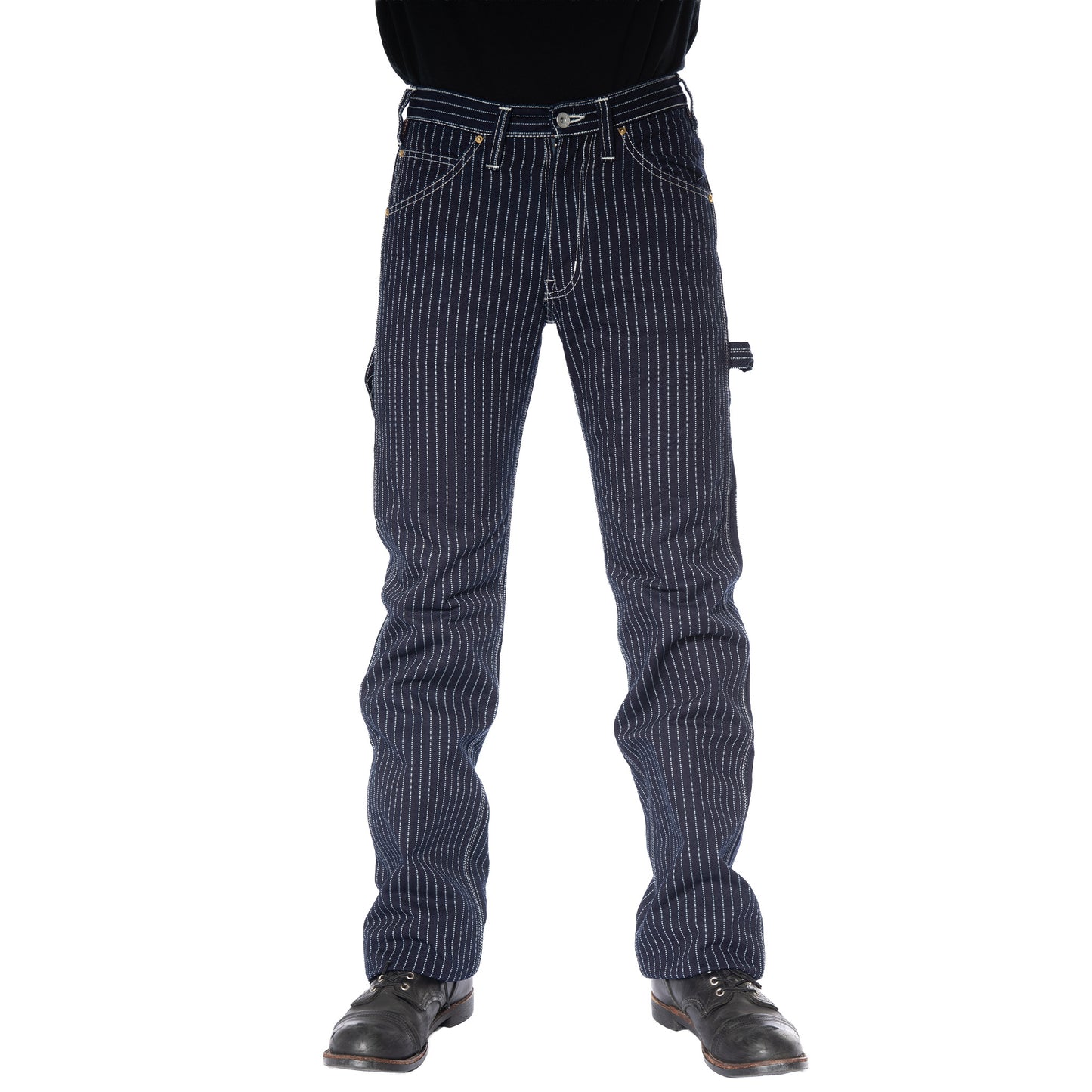 【814】12ozウォバッシュ エンジニアペインターパンツ／インディゴ