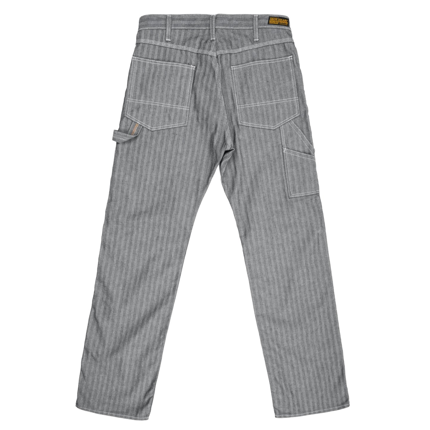 【830】ヘリンボーンペインターパンツ／ブラック