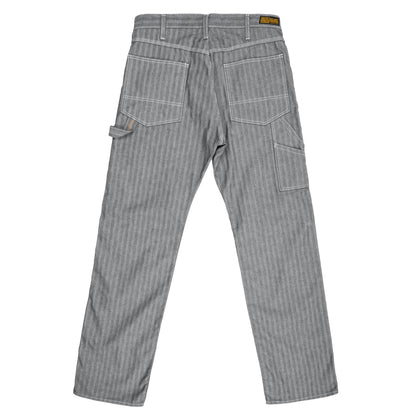 【830】ヘリンボーンペインターパンツ／ブラック