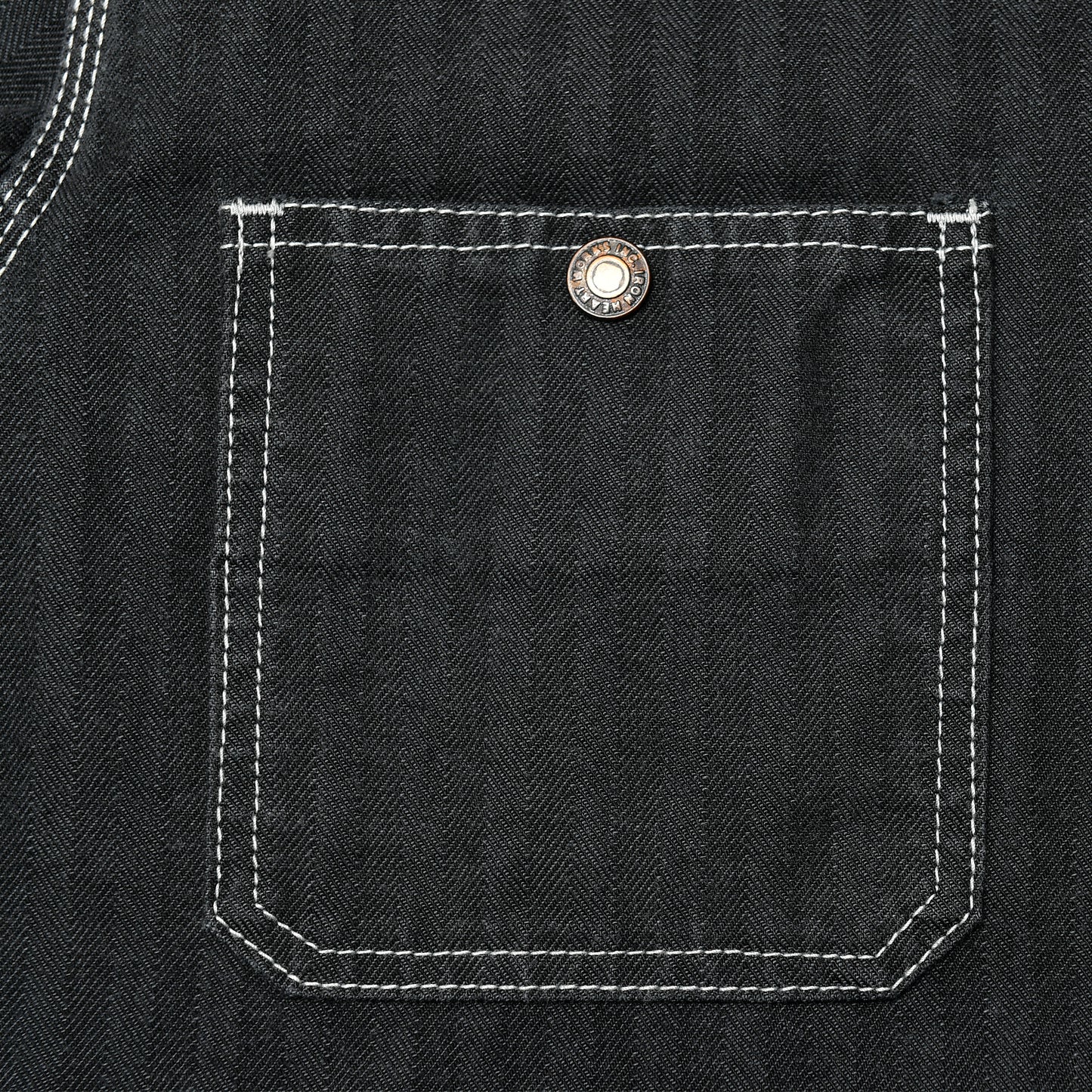 【IHJ-158】ヘリンボーンカラーレスチョアジャケット／ブラック