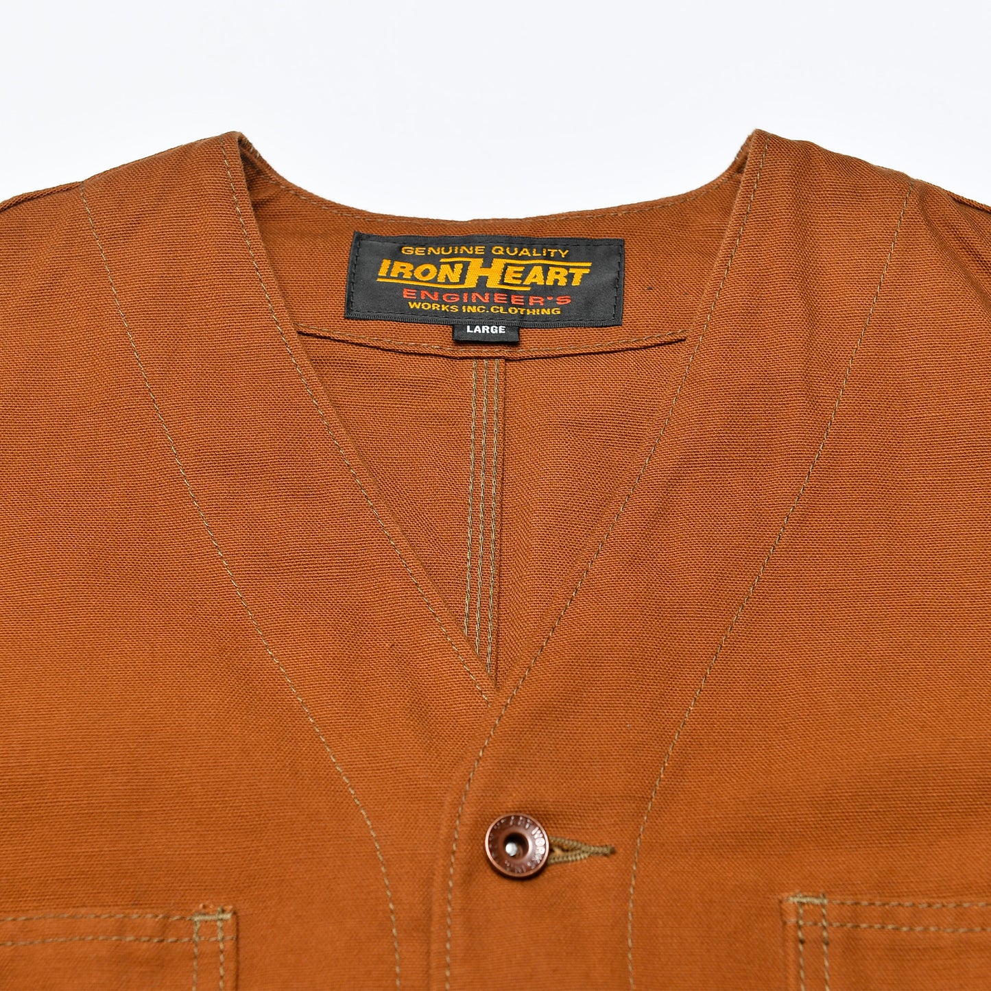 【IHJ-159】ダックカラーレスチョアジャケット／ブラウン