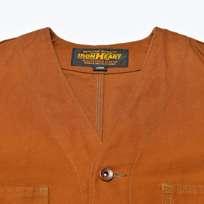 【IHJ-159】ダックカラーレスチョアジャケット／ブラウン