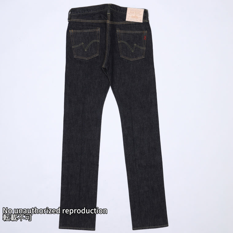 21oz セルビッチストレッチスーパースリムストレート／ブルー[インディゴ]